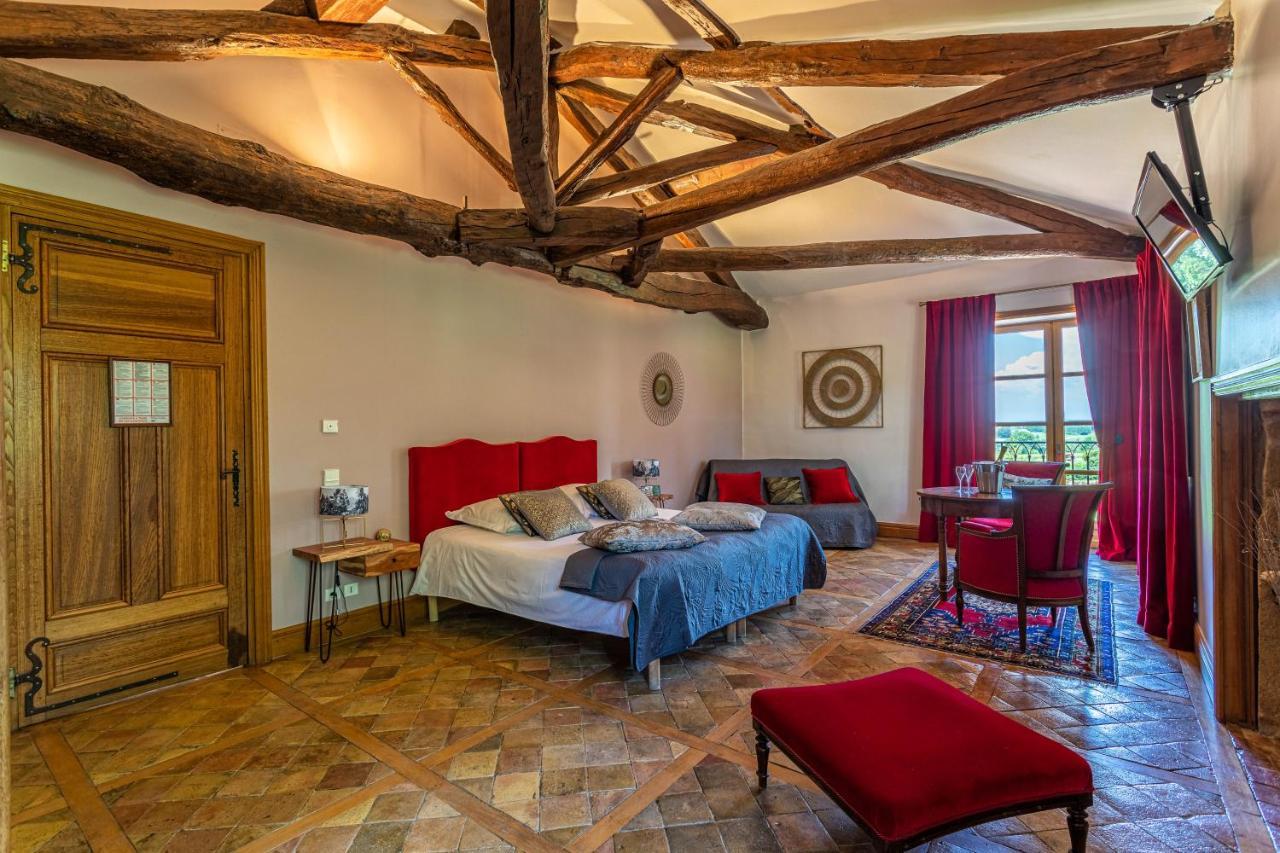 Domaine De La Ruisseliere Hotell Lacenas Exteriör bild