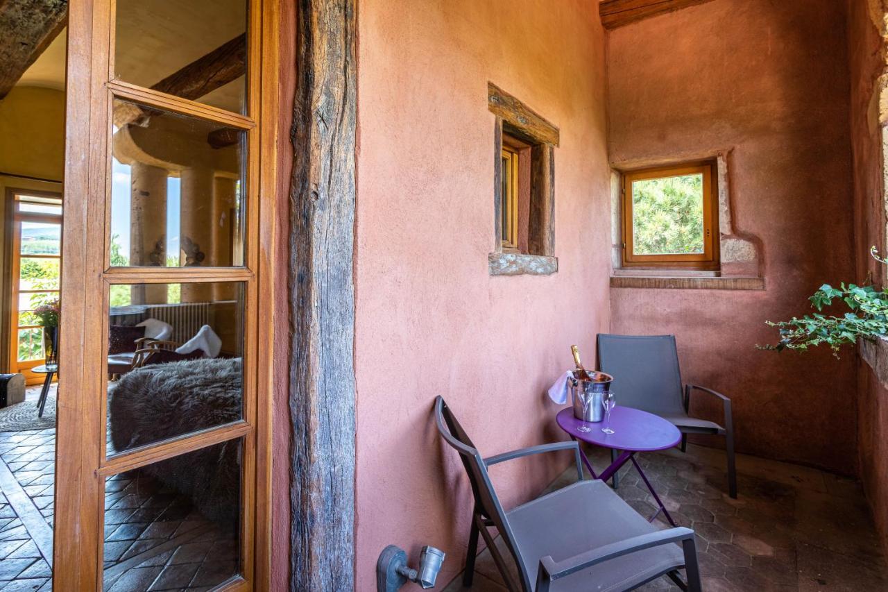 Domaine De La Ruisseliere Hotell Lacenas Exteriör bild