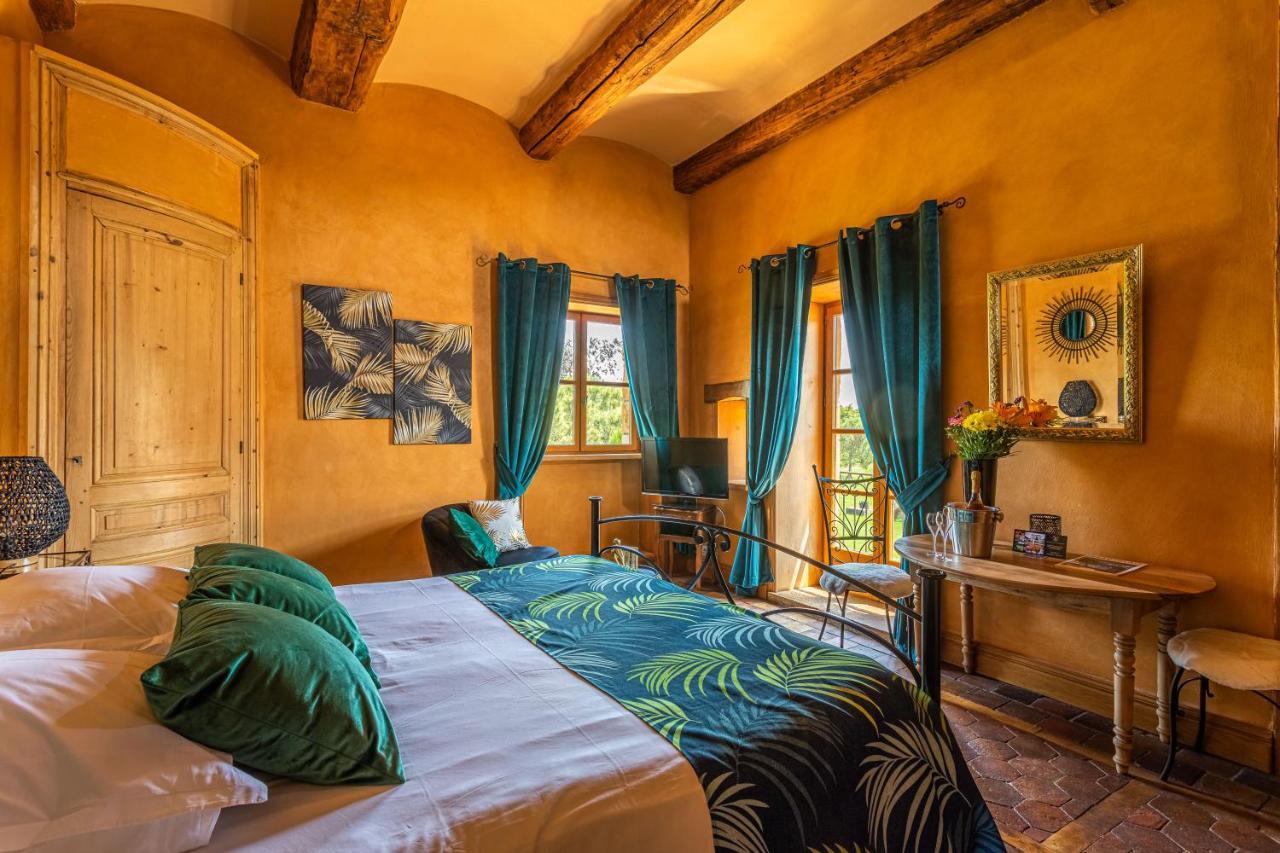 Domaine De La Ruisseliere Hotell Lacenas Exteriör bild