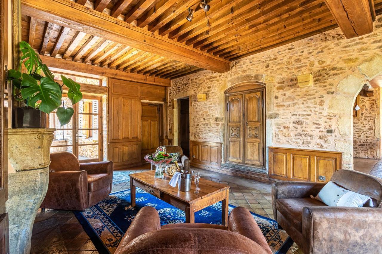 Domaine De La Ruisseliere Hotell Lacenas Exteriör bild