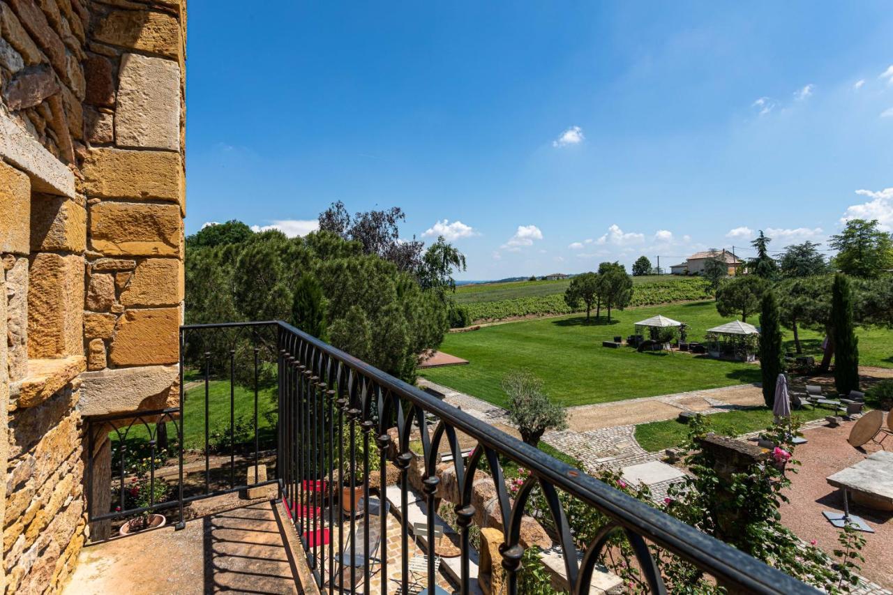 Domaine De La Ruisseliere Hotell Lacenas Exteriör bild